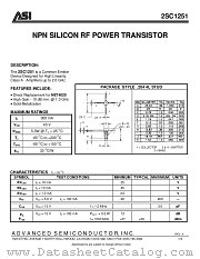 2SC1251 datasheet pdf Advanced Semiconductor