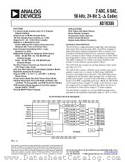 AD1838AASZ datasheet pdf Analog Devices