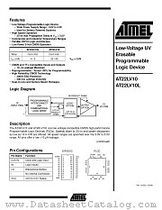 AT22LV10-20PC datasheet pdf Atmel