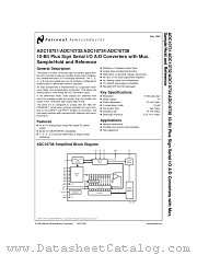 ADC10734CIMSA datasheet pdf National Semiconductor