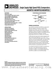 ADCMP551BRQ datasheet pdf Analog Devices