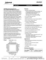ISL6532CCR datasheet pdf Intersil