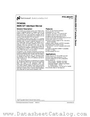 TP3420AN datasheet pdf National Semiconductor