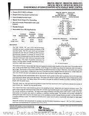 SN54LS190FK datasheet pdf Texas Instruments