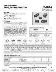 SMP1322-001 datasheet pdf Alpha Industries Inc