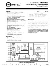 MH89790BN datasheet pdf Mitel Semiconductor