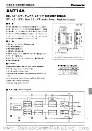 AN7146 datasheet pdf Matsushita Electric Works(Nais)