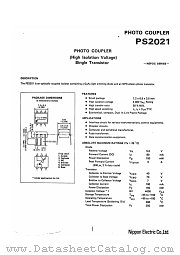 PS2021 datasheet pdf NEC