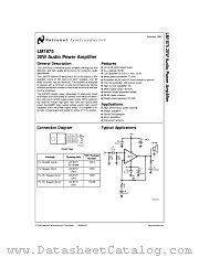 LM1830N datasheet pdf National Semiconductor