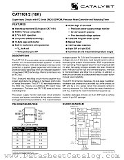 CAT1162JI-42TE13 datasheet pdf Catalyst Semiconductor