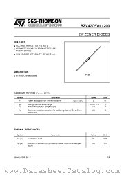 BZV47C24 datasheet pdf ST Microelectronics