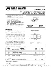 AM82731-025 datasheet pdf ST Microelectronics