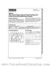 DM7474M datasheet pdf Fairchild Semiconductor