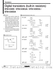 DTA123EUA datasheet pdf ROHM