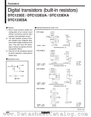 DTC123ESA datasheet pdf ROHM