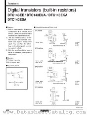 DTC143ESA datasheet pdf ROHM