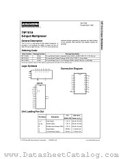 74F151 datasheet pdf Fairchild Semiconductor