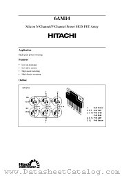 6AM14 datasheet pdf Hitachi Semiconductor