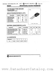 KSD261 datasheet pdf Samsung Electronic