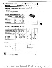 KSR2103 datasheet pdf Samsung Electronic