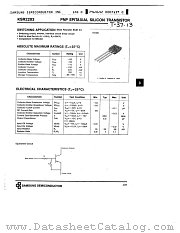 KSR2203 datasheet pdf Samsung Electronic