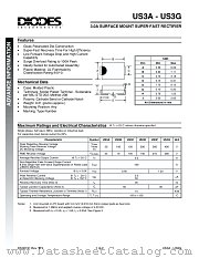 US3G datasheet pdf Diodes