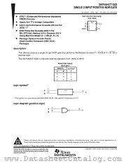 SN74AHCT1G02DCK datasheet pdf Texas Instruments