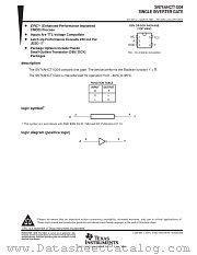 SN74AHCT1G04DCK datasheet pdf Texas Instruments