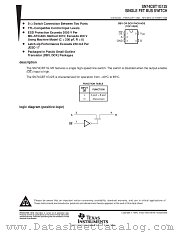SN74CBT1G125DCK datasheet pdf Texas Instruments