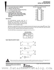 SN74CBT3244DGV datasheet pdf Texas Instruments