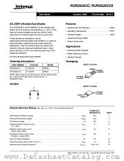 RURD620CC datasheet pdf Intersil