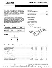 RHRG1560 datasheet pdf Intersil