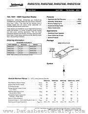 RHRG75100 datasheet pdf Intersil