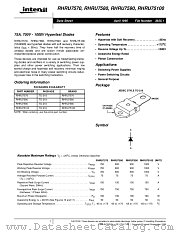 RHRU75100 datasheet pdf Intersil