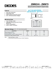 ZMM62 datasheet pdf Diodes