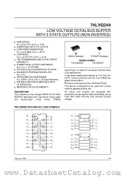 74LVQ244T datasheet pdf ST Microelectronics