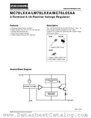 MC78L08ACH datasheet pdf Fairchild Semiconductor