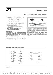 74VHCT05AT datasheet pdf ST Microelectronics