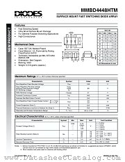MMBD4448HTM-7 datasheet pdf Diodes