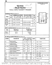 74LS13 datasheet pdf Fairchild Semiconductor
