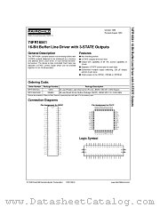 74FR16541SSC datasheet pdf Fairchild Semiconductor