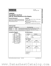 74FR2244PC datasheet pdf Fairchild Semiconductor