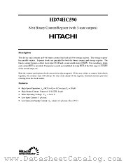 74HC590 datasheet pdf Hitachi Semiconductor