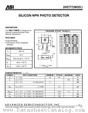 2N5777MOD datasheet pdf Advanced Semiconductor