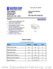 2N6987 datasheet pdf Semicoa Semiconductor