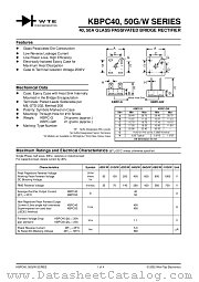 GBPC3501 datasheet pdf General Semiconductor