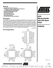 AT89C55-24JC datasheet pdf Atmel