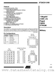 AT28C010E-15EM/883 datasheet pdf Atmel