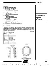 AT28C17E-15PC datasheet pdf Atmel