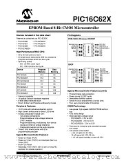 PIC16C621-04E/JW datasheet pdf Microchip